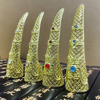 1 móng tay cổ trang, hộ chỉ, hộ giáp móng nhà Thanh đúc dày dặn