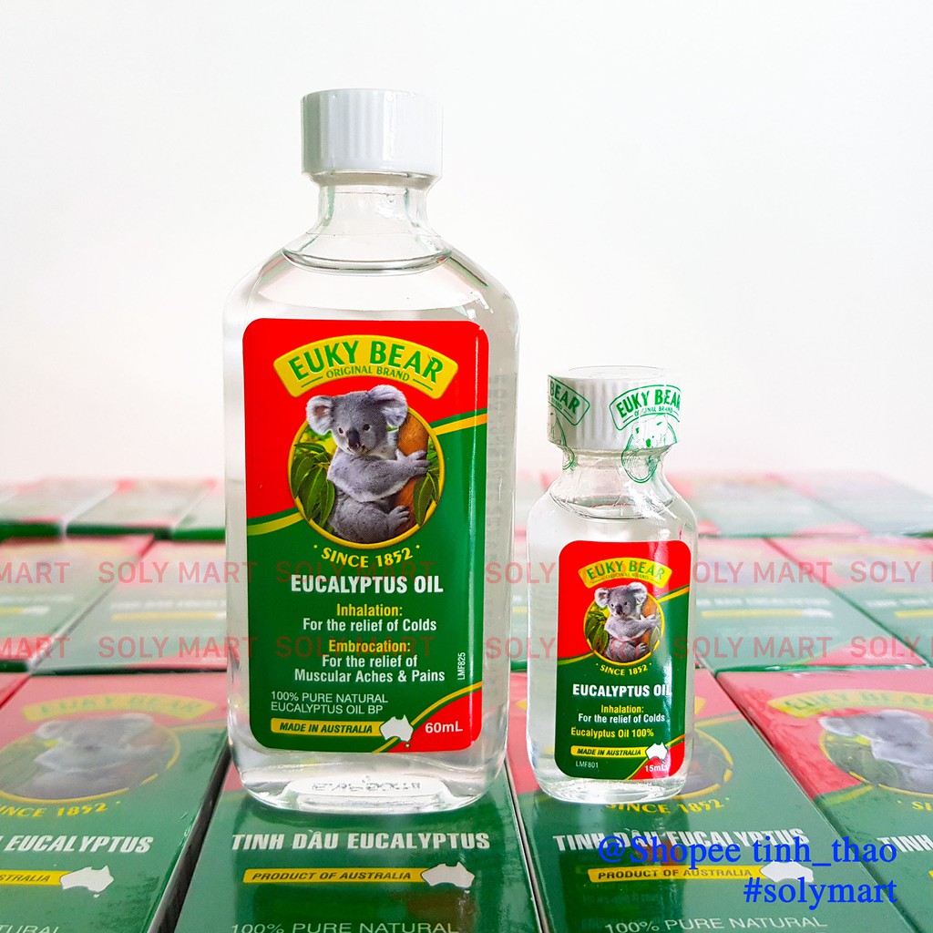 Combo 10 Dầu Khuynh Diệp Euky Bear 60ml