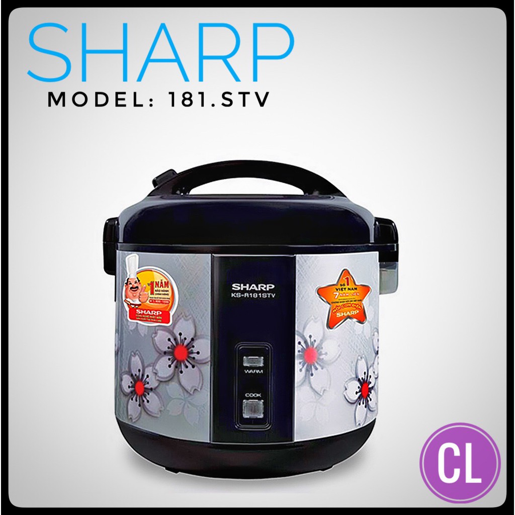 Nồi cơm điện Sharp KS-R181STV