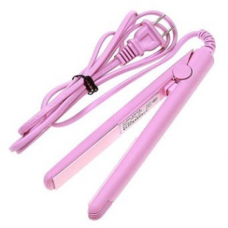 Máy là tóc uốn tóc, duỗi tóc mini tiện lợi ạo Kiểu Nhỏ Gọn, Tiện Lợi [Tặng Kèm Hộp Đựng Xinh Xắn]