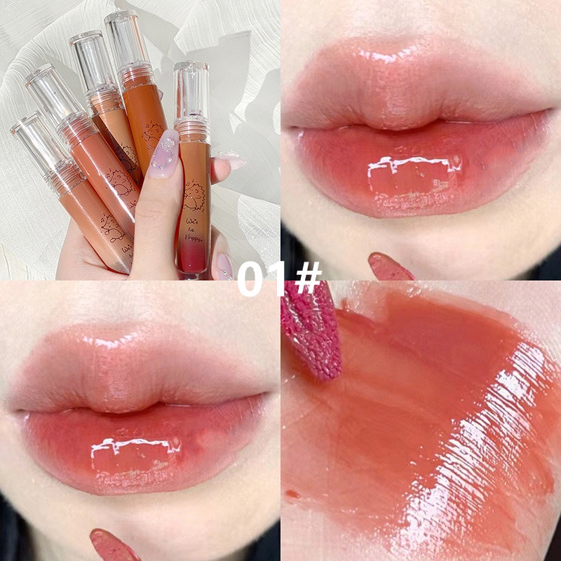 Son kem bóng nhím con nhím nhỏ CAPPUVINI Water Light Sweet Ripple Lip Gloss Air