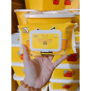 Thùng giấy ướt Vịt Vàng (10 gói kèm thùng - CÓ tem)