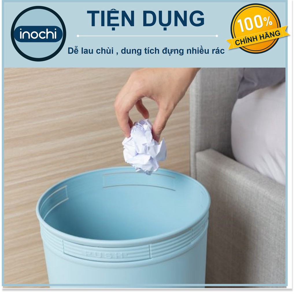 Thùng rác Mini -thông minh Nhựa Tròn Inochi Sọt Rác Văn Phòng, Khách Sạn