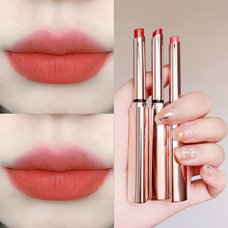 Son môi dưỡng ẩm HLLR chống nước kết cấu nhung mỏng