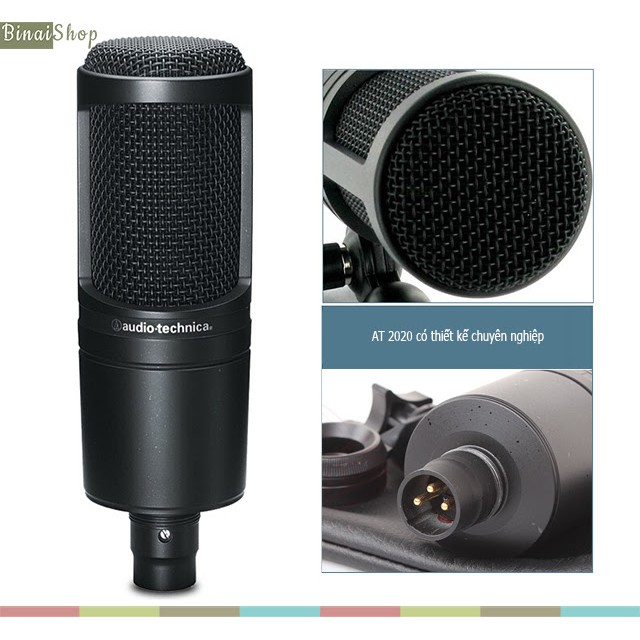 [Mã ELHACE giảm 4% đơn 300K] Micro thu âm condenser Audio Technica AT2020