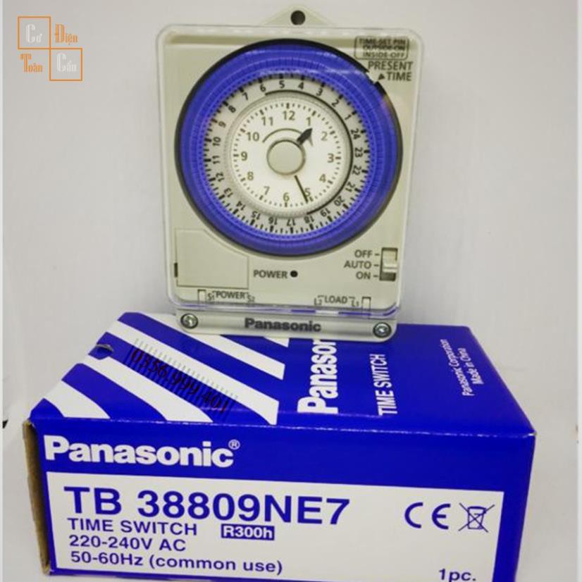 Timer cơ Panasonic Bộ hẹn giờ công tắc thời gian Relay thời gian thực TB388 TB388K Panasonic