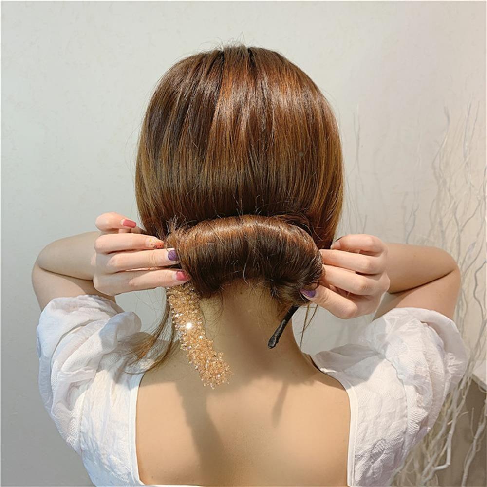 Fay Kẹp Tóc Lười. Dụng Cụ Tạo Kiểu Tóc Hình Bánh Donut