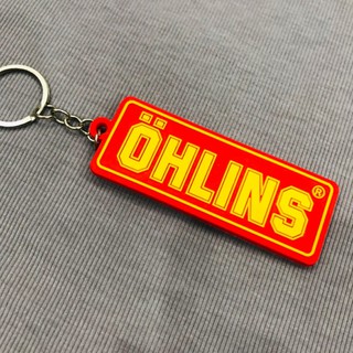 Móc khóa ohlins đỏ thời trang móc trang trí