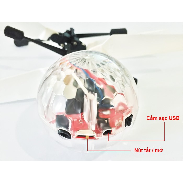 Quả cầu pha lê bay cảm ứng phát sáng Flying Ball-DC1165