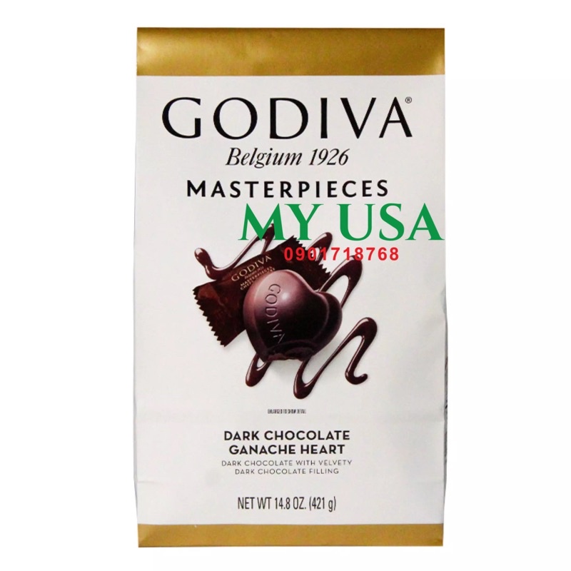 Socola đen ❤️ Socola GODIVA BELGIUM 1926 MASTERPIECES huyền thoại của Bỉ