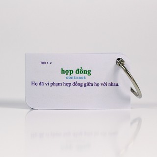 Bộ KatchUp Flashcard TOEIC – 3 loại giấy 