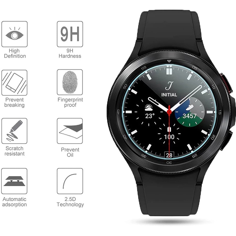 Kính cường lực TBTIC bảo vệ màn hình cho đồng hồ Samsung Galaxy Watch 4 Classic 46mm 42mm 40mm 44mm