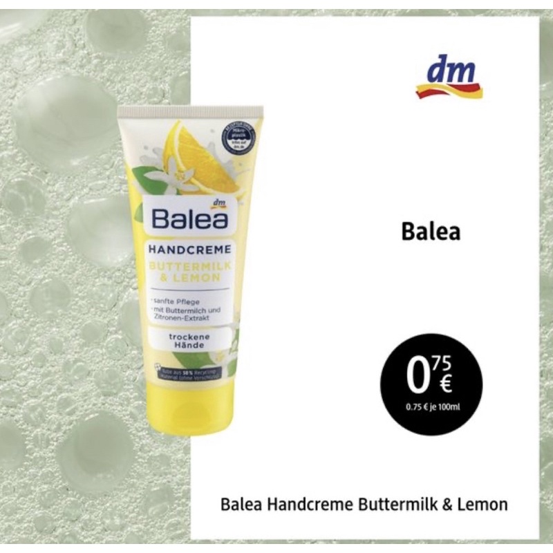 🇩🇪KEM DƯỠNG DA TAY BALEA MAGIC FOREST, 100ml