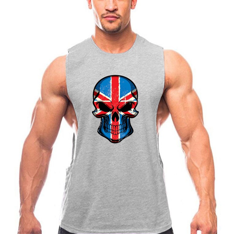 Áo thun sát nách cổ tròn năng động cho nam