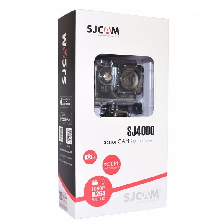 Camera hành trình, camera hành động SJCAM SJ4000 wifi 2 inch, chất lượng full HD