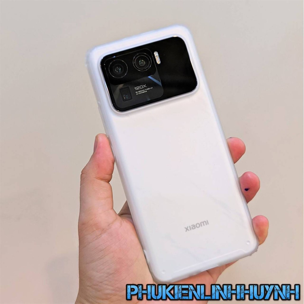 Xiaomi Mi 11 Ultra_Ốp lưng nhám viền màu Ver 2