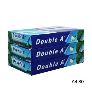 Giấy A4 Double A định lượng 80 [ Ram 500 tờ ]