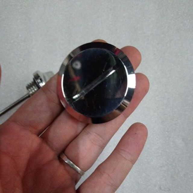 Cặp nút lốc đề và ty nhớt inox Dream, Wave, xe số Honda