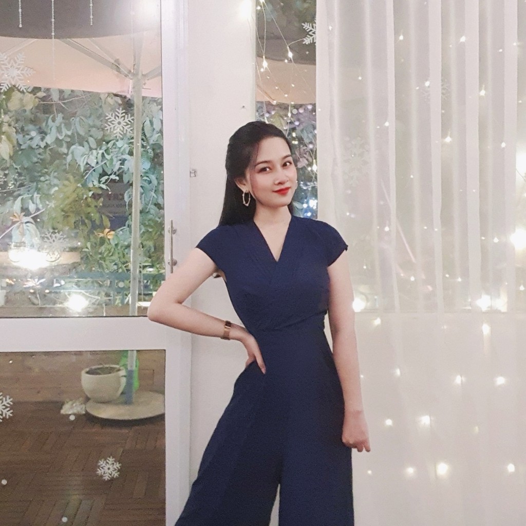 Jumpsuit Dài/ Jumpsuit Xanh Đen