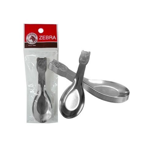 6 muỗng zebra kiddy Thái Lan - 100181, inox 430 cao cấp