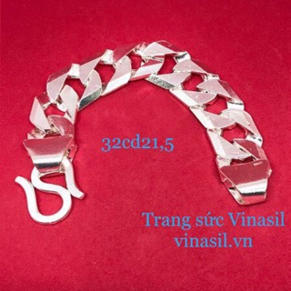 Lắc tay bạc nam 3 cây 2