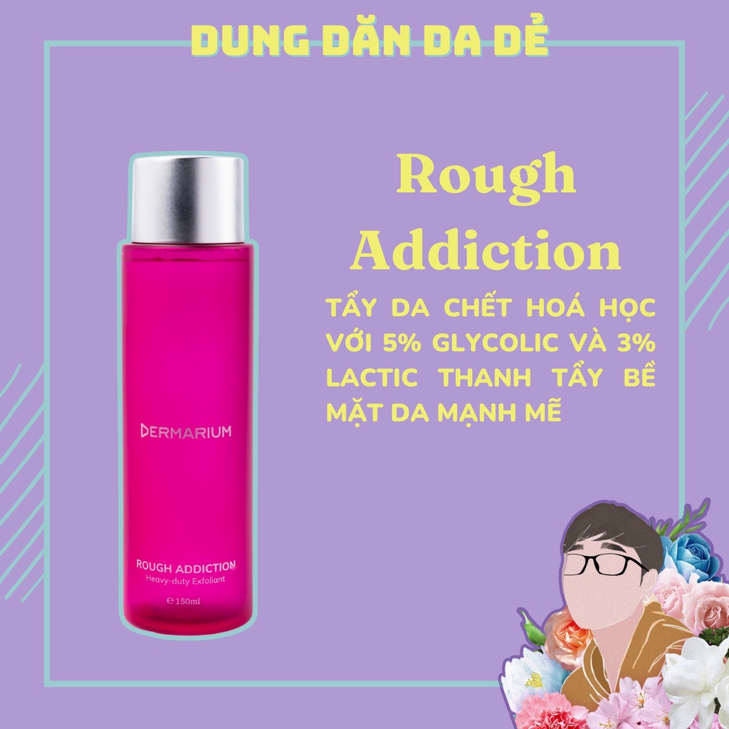 Rough Addiction Dermarium Toner Acid Làm Sạch 8 Glycolic Lactic Acid