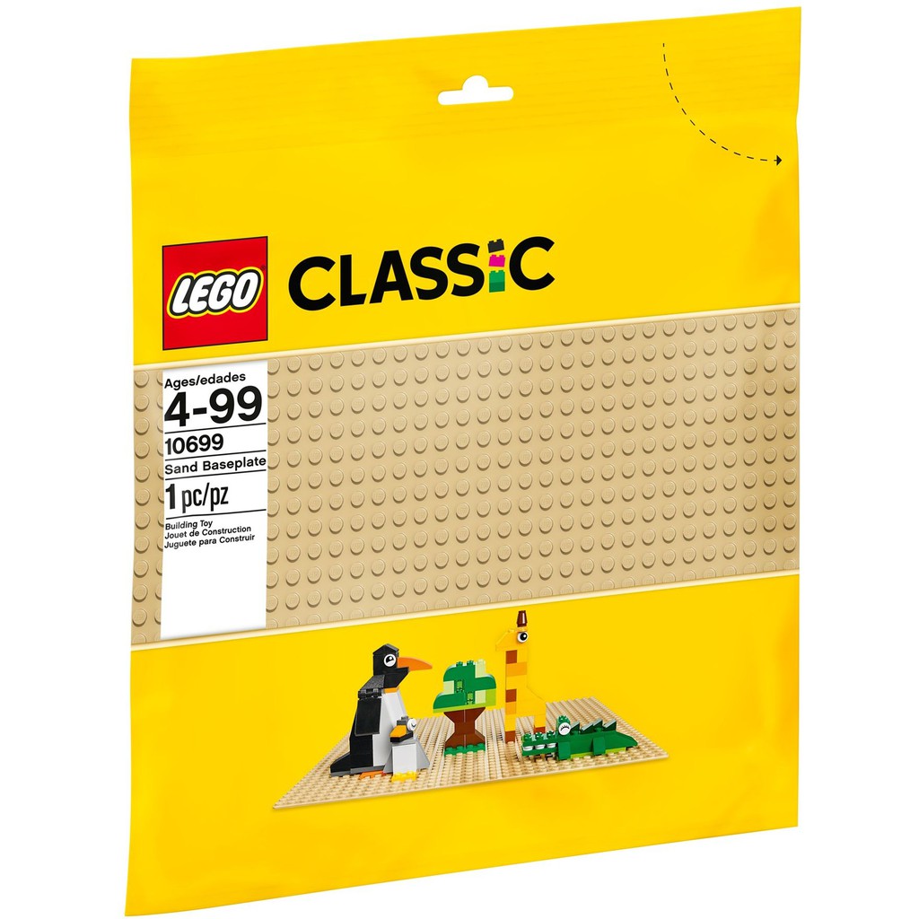 Đế Lót LEGO Classic 10699 (32x32 nút, Vàng Nhạt) - LEGO Classic 10699 32x32 Sand Baseplate