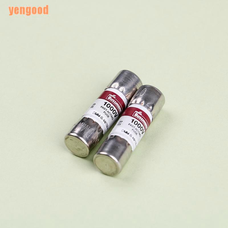 Bộ 2 cầu chì 10x35mm 440ma 1000v Dmm-44 / 100-r Dm-44 / 100r thay thế cho đồ điện tử
