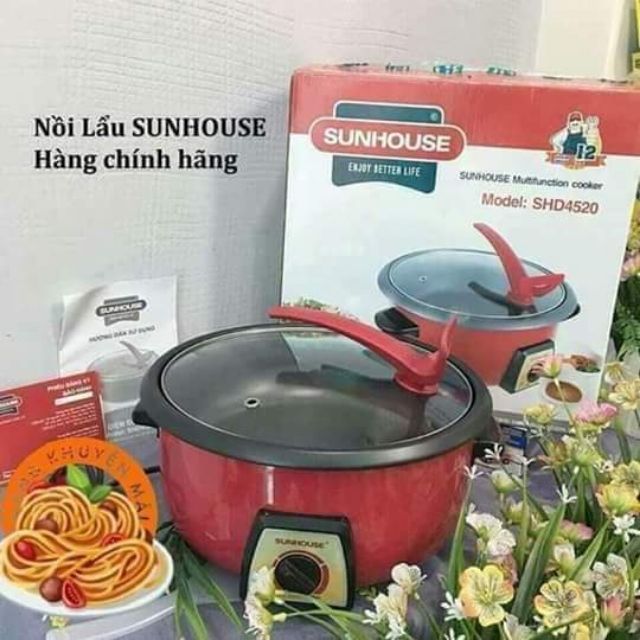 [Mã ELHADEV giảm 4% đơn 300K] Nồi lẩu điện Sunhouse SHD4520