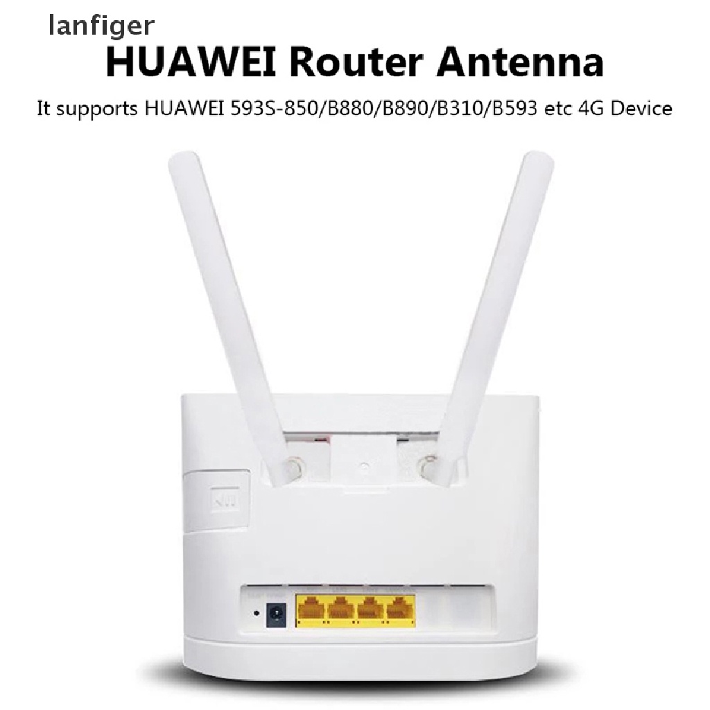 2 Ăng Ten 4G 10dBi SMA Đực 700-2700MHz Cho Bộ Định Tuyến Wifi 4G LTE