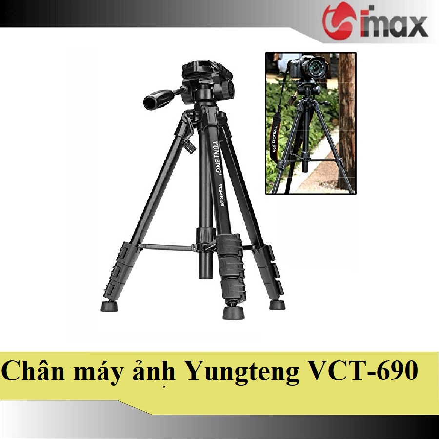 Chân máy ảnh Tripod Yunteng VCT-690RM