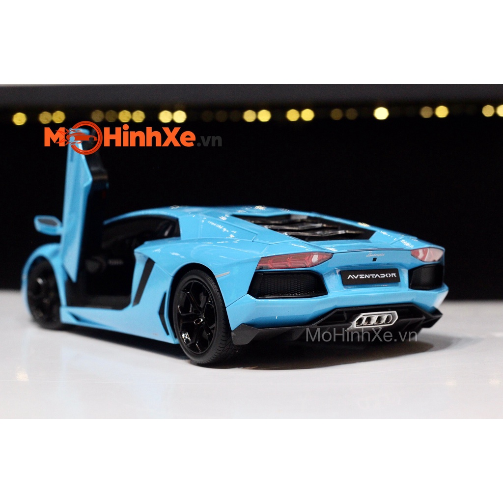 MÔ HÌNH XE LAMBORGHINI AVENTADOR LP700-4 1:18 WELLY - FX