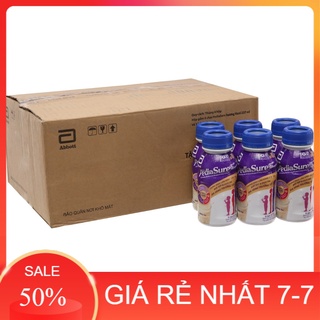 Thùng 24 chai sữa nước pediasure vani 237ml/chai date t4/2022