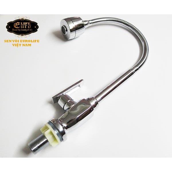 Vòi rửa chén lạnh cần lò xo Eurolife EL-RC01
