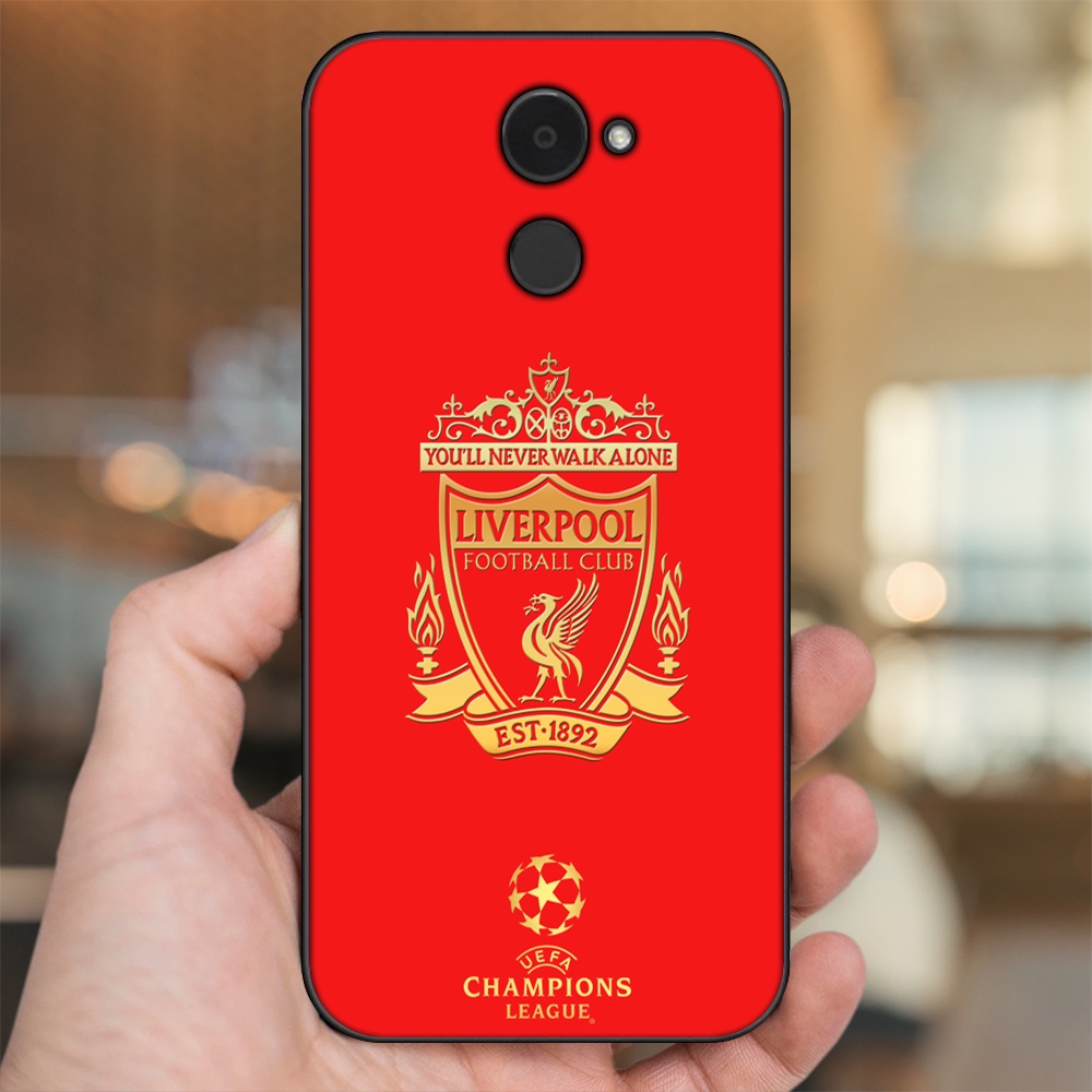 Ốp lưng Huawei Y7 Prime viền đen in hình Liverpool FC