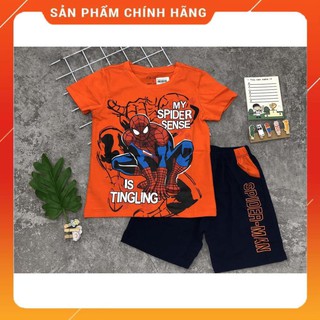 (VNXK) [Ảnh thật tự chụp] Bộ bé trai spiderman 3-10. Chất liệu cotton mềm mịn, thoáng mát. Thương hiệu LITIBABY