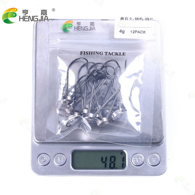 Set 6 Lưỡi Câu Cá LCC05 Thiết Kế Đầu Hình Nấm Bằng Thép Carbon Chất Lượng Cao Chuyên Câu Lure - Sanami Fishing