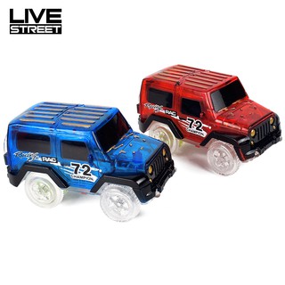 LIVE LED Light Magic Track Electric Race Rail Car Model Fun  Toy 