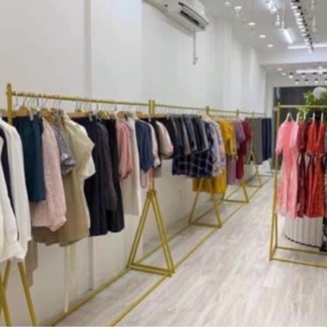 KỆ TREO CHÂN CHỮ Y MÀU VÀNG - GIÁ TREO MÀU VÀNG - KỆ TREO SHOP