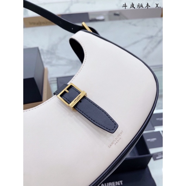 Túi xách Ýsl kẹp nách sz 25 chất da thật