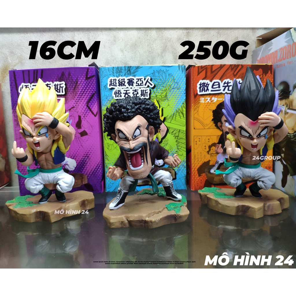 MÔ HÌNH DRAGON BALL (17CM) GK CAO CẤP MÔ HÌNH SATAN SONGOTEN TRUNKs LÍCH TÊN gotrunks gotenks Satan