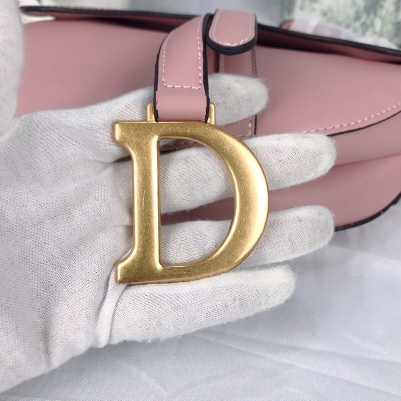 Túi xách Dior saddle màu hồng size 25cm