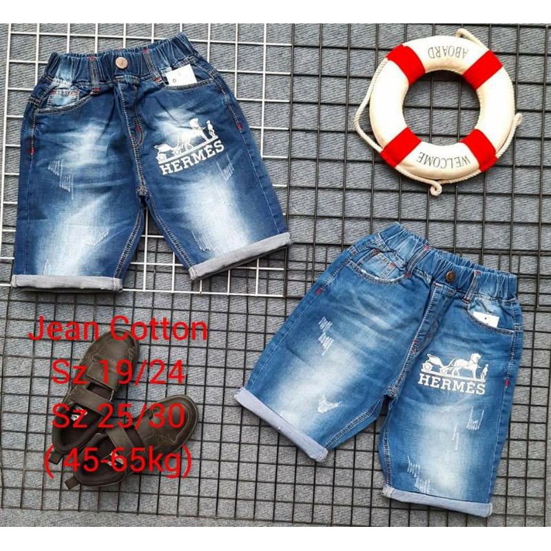 quần jean lửng bé trai size đại