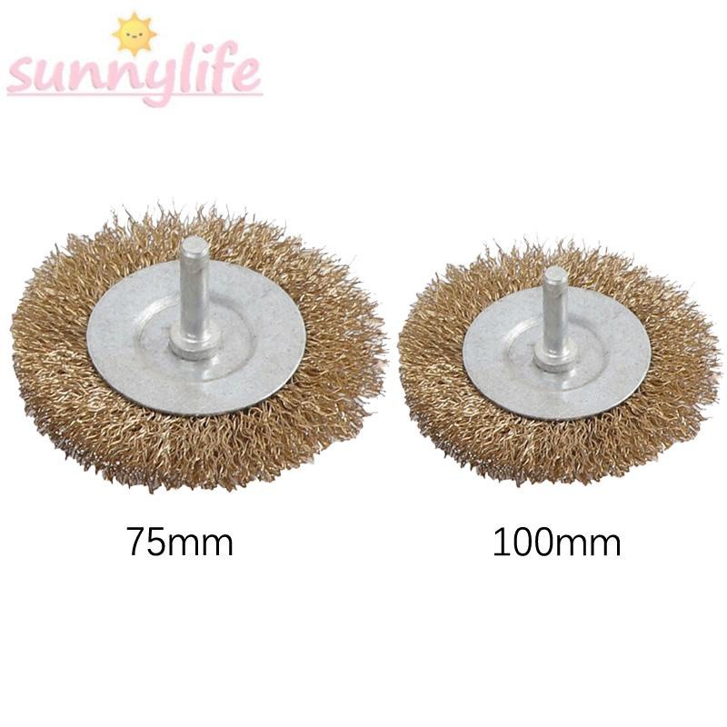 Wire Wheel Brush Sanding Workshop Antirust Electric Grinding Steel Rust