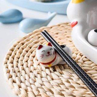 Bộ giữ đũa mèo may mắn