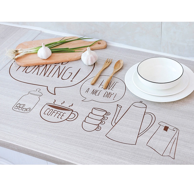 Miếng Dán Tường Họa Tiết Hoạt Hình Chống Thấm Nước/ Dầu Mỡ Chịu Nhiệt Độ Cao Tiện Dụng Cho Nhà Bếp