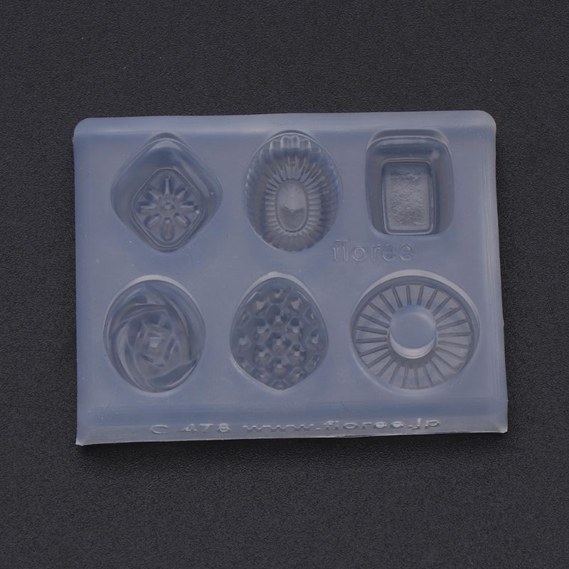 Khuôn Nhựa Làm Mặt Dây Chuyền / Bông Tai Hình Kẹo Mini Diy