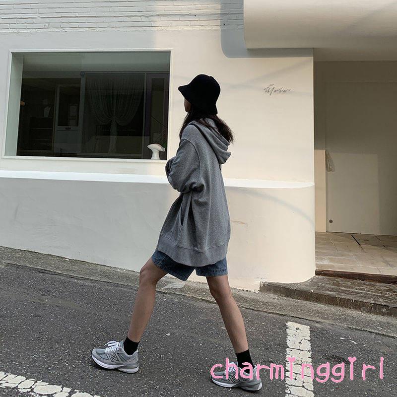Áo Khoác Hoodie Tay Dài Khóa Kéo Màu Trơn Thời Trang | BigBuy360 - bigbuy360.vn
