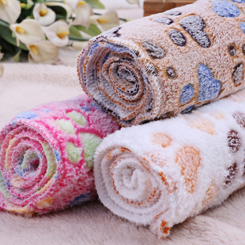 Chăn vải lông cừu mềm giữ ấm cho thú cưng