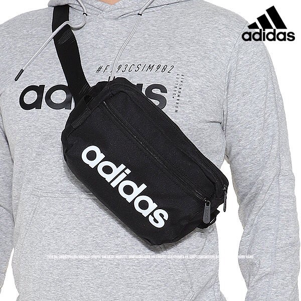 Túi Chéo Nam FREESHIP Adidas Linear Core Waist Bag Chính Hãng Chuẩn Auth